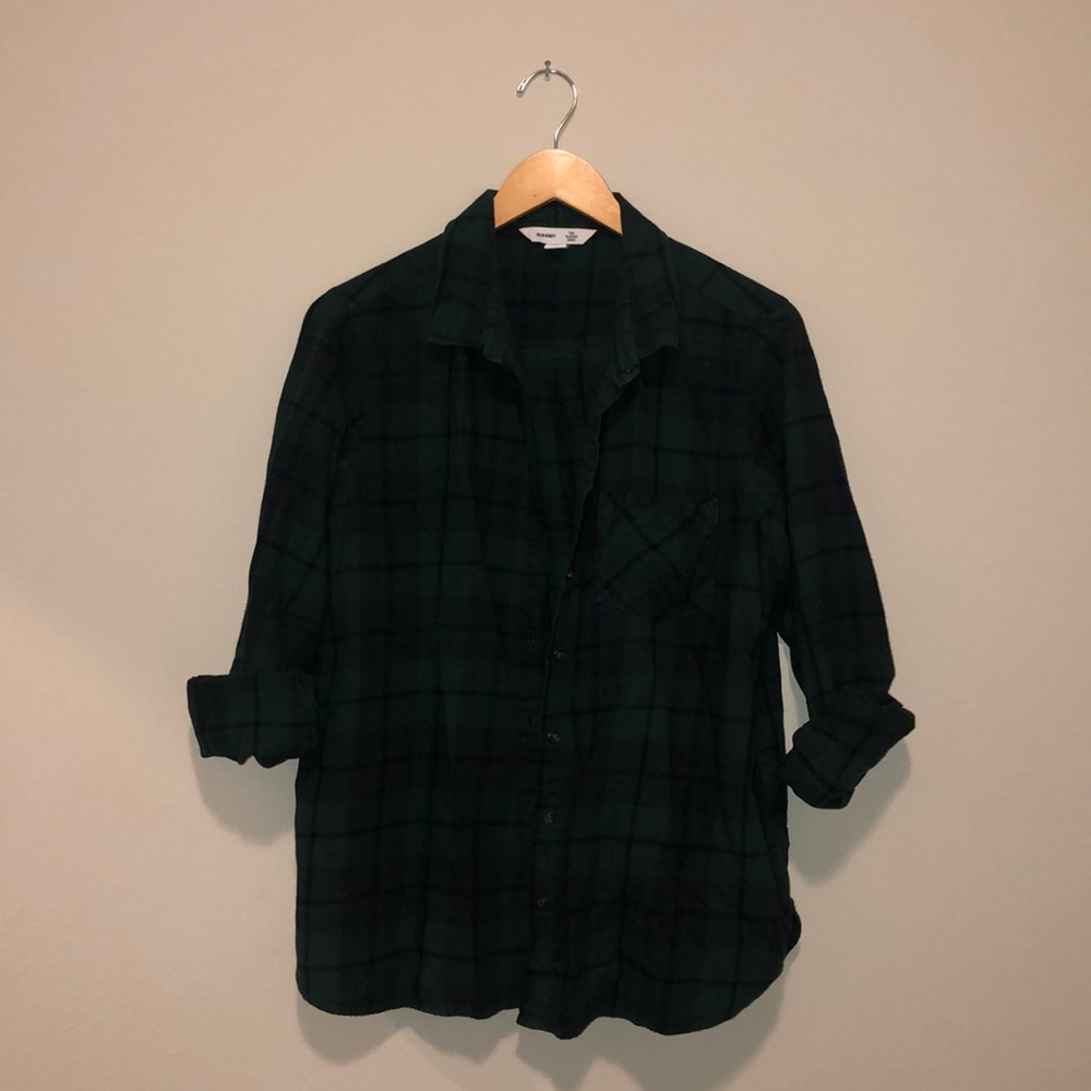 old navy flannel SIZE XL